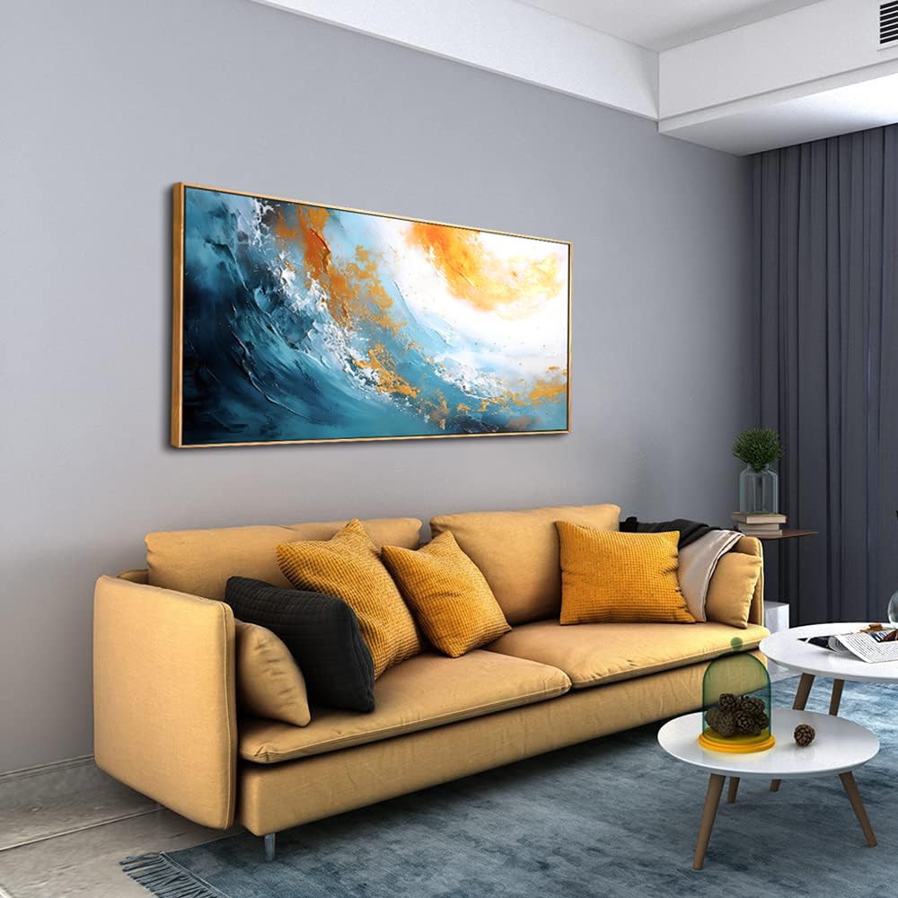Amazon.com: Piy Painting Print Wall Art Framed Abstract Canvas